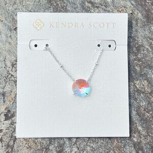 Kendra Scott Jolie Dichroic Silver Necklace